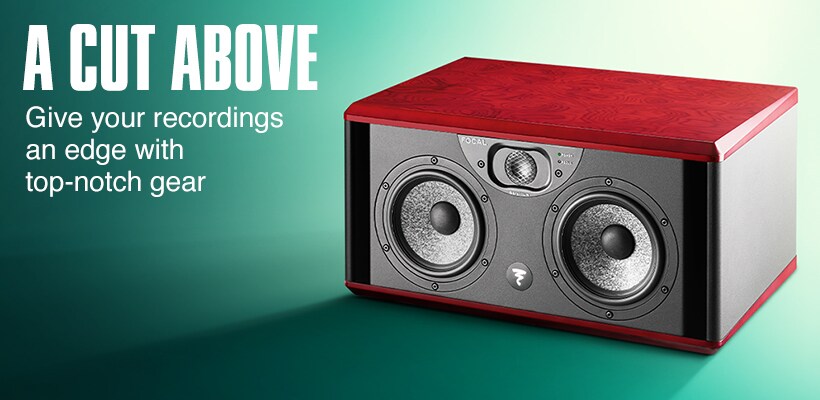 A cut above. Give your recordings an edge with top-notch gear.