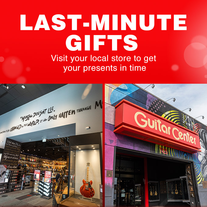 Last-minute gifts. Visit your local store to get your presents in time.