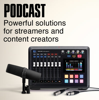 Podcast. Powerful solutions for podcasters, streamers and content creators.