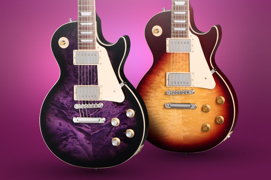 New & Exclusive Gibson Les Paul Standard Quilt Tops
