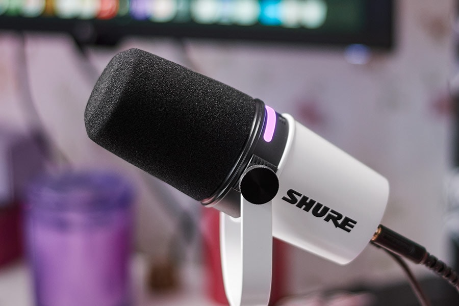 New Shure MV7+ Podcast Microphone