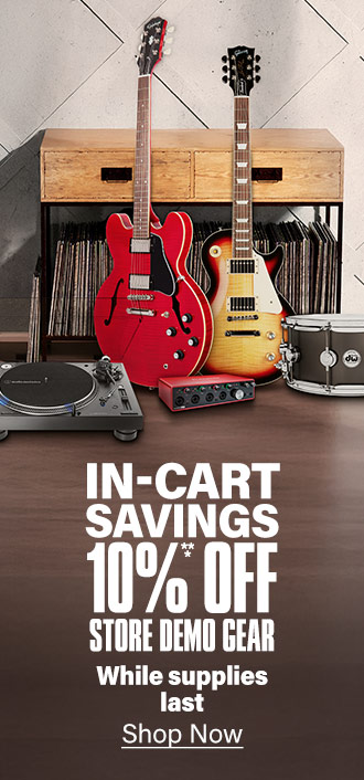In-Cart Savings 10 Percent Off Store Demo Gear While supplies last Shop Now img