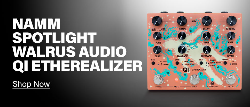 New Walrus Audio Qi Etherealizer Multi-Effects Pedal. Shop Now