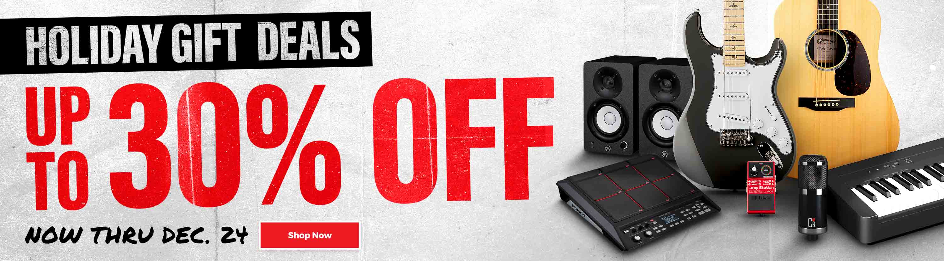 Holiday Gift Deals. Up to 30 percent off now through December 24. Shop Now