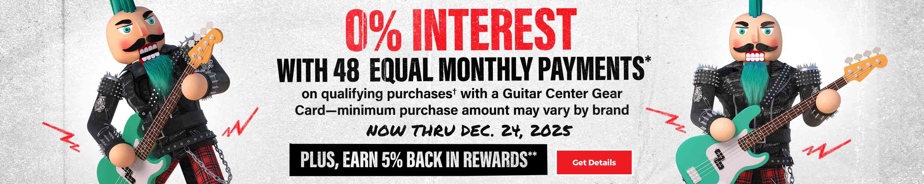 0% Interest With 48 Equal Monthly Payments*