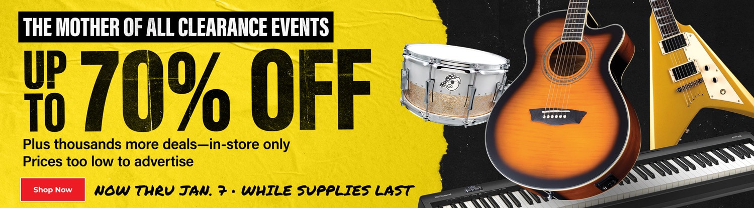 The mother of all clearance events. Up to 70 percent off. Now through January 7. Shop Now.