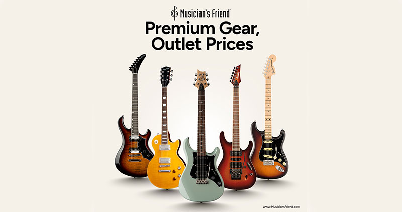 Guitar Center Relaunches Musician’s Friend as the Dominant Off-Price Outlet for Premium Gear