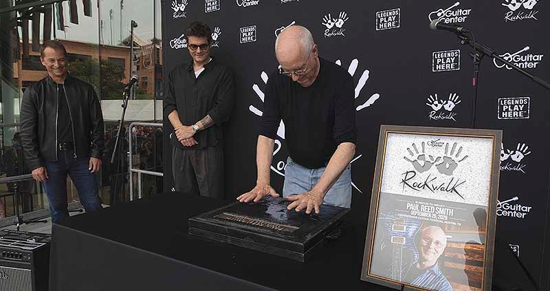 Guitar Center Honors PRS Guitars Founder Paul Reed Smith with Rockwalk Induction During Eric Clapton's Crossroads Guitar Festival 2026