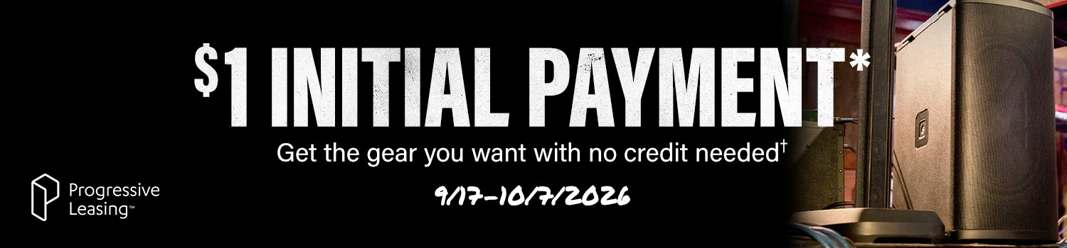 1 Dollar Initial Payment. Get The Gear You Want With No Credit Needed. Now thru Oct 7, 2026.