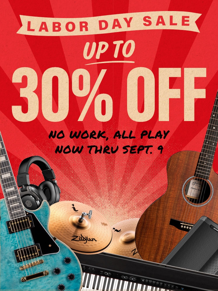 Labor Day Sale. Up to 30 percent off. No work, all play. Now thru September 9.