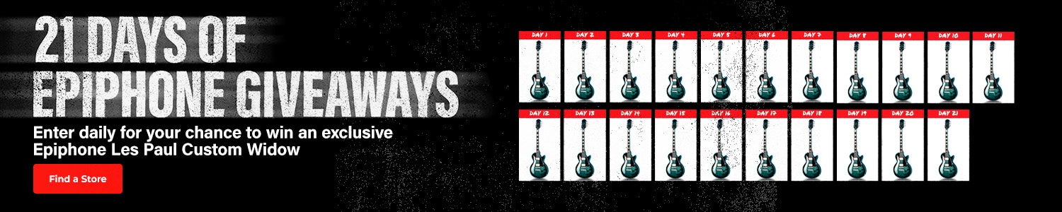 21 days of epiphone giveaway