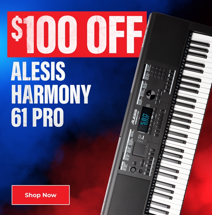 100 Dollars off. Alesis Harmony 61 Pro.