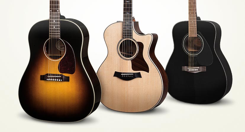 Find the one that resonates. Acoustic guitars you can vibe with. Shop now