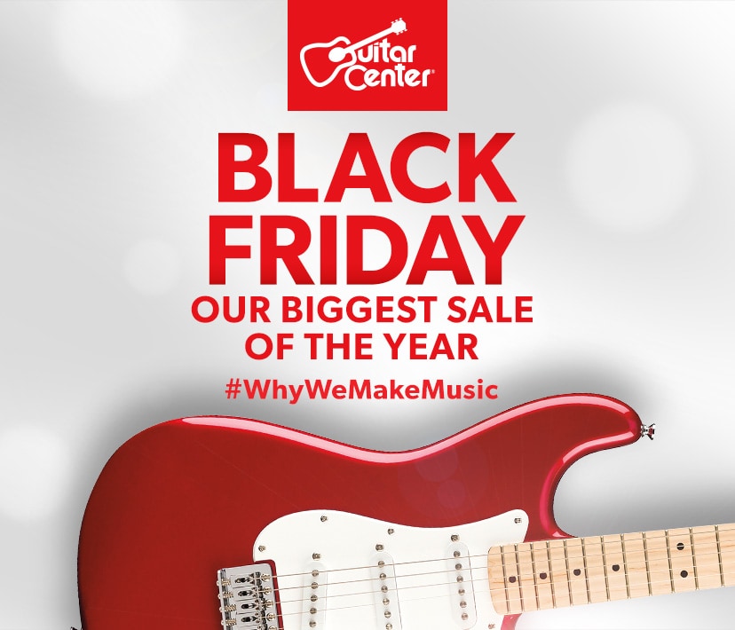 Black Friday. Our biggest sale of the year. #WhyWeMakeMusic. Shop now