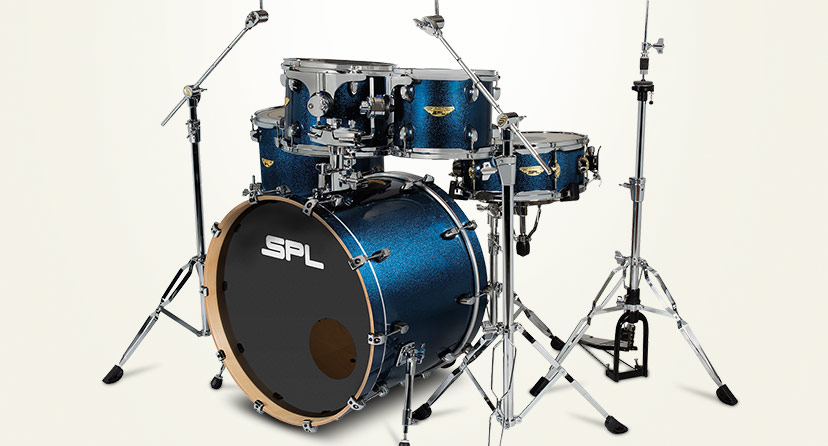 New SPL Velocity shell packs. All-birch drums with quick-release mounts and genuine Remo heads. Shop now
