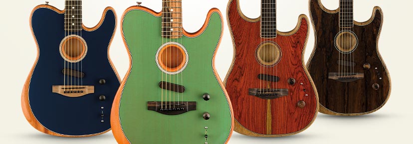 Save 20% on select Fender Acoustasonics. Play electric and acoustic in classic body styles. Dec. 11 thru Jan. 2. Shop now