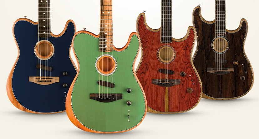 Save 20% on select Fender Acoustasonics. Play electric and acoustic in classic body styles. Dec. 11 thru Jan. 2. Shop now