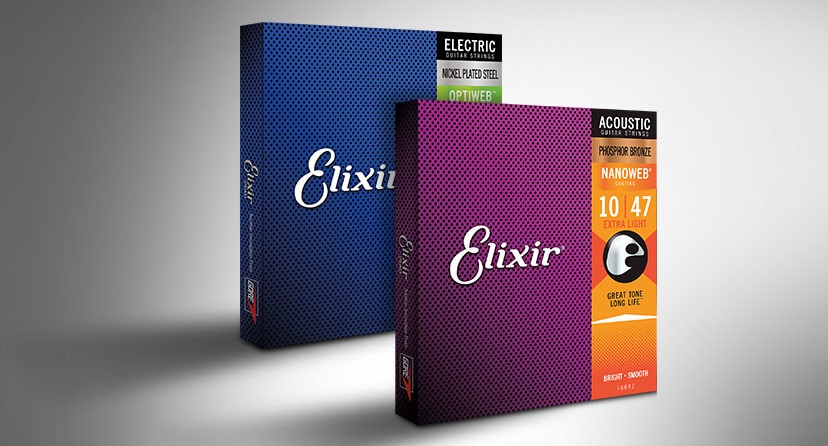 Elixir OPTIWEB and NANOWEB Strings. Built for reliable performance with incredible, long-lasting tone. Shop now