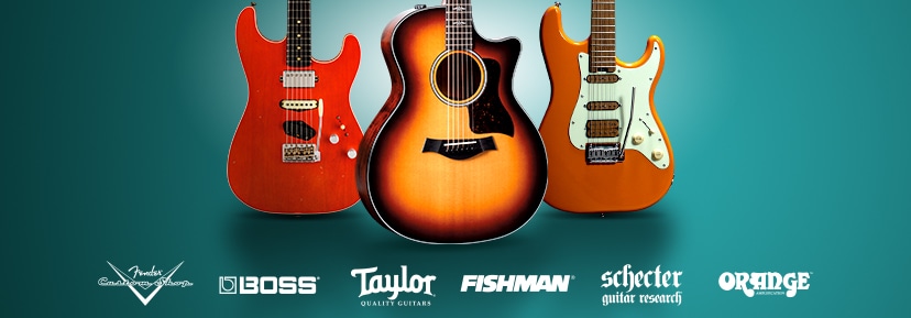 Enter for a chance to win one of three mind-blowing prize packs. Fender Custom Shop. Taylor. Schecter. BOSS. Fishman. Orange. Now thru Oct. 27