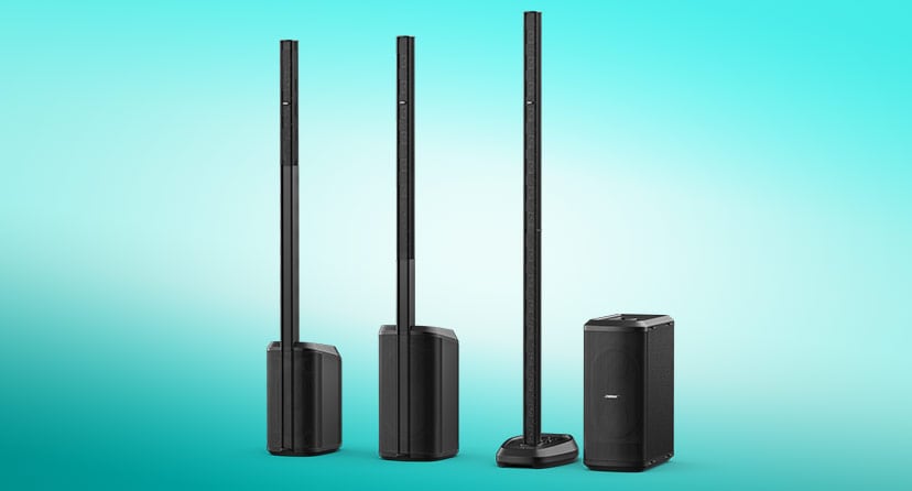 New Bose L1 Pro series. With booming bass and new portable design, these line array systems punch well above their weight. Shop now