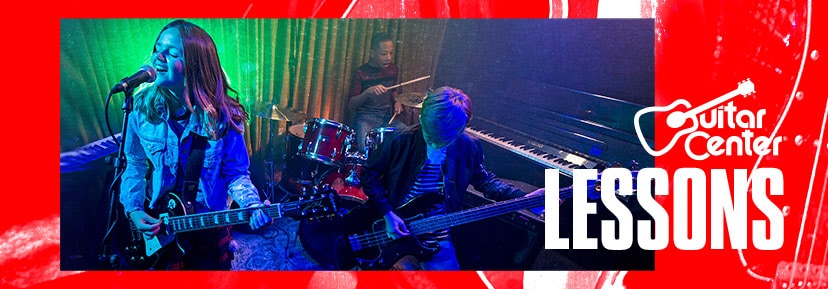 Get a free group guitar lesson and complimentary curriculum book at our Open House event—Saturday, July 17, 27 and 31