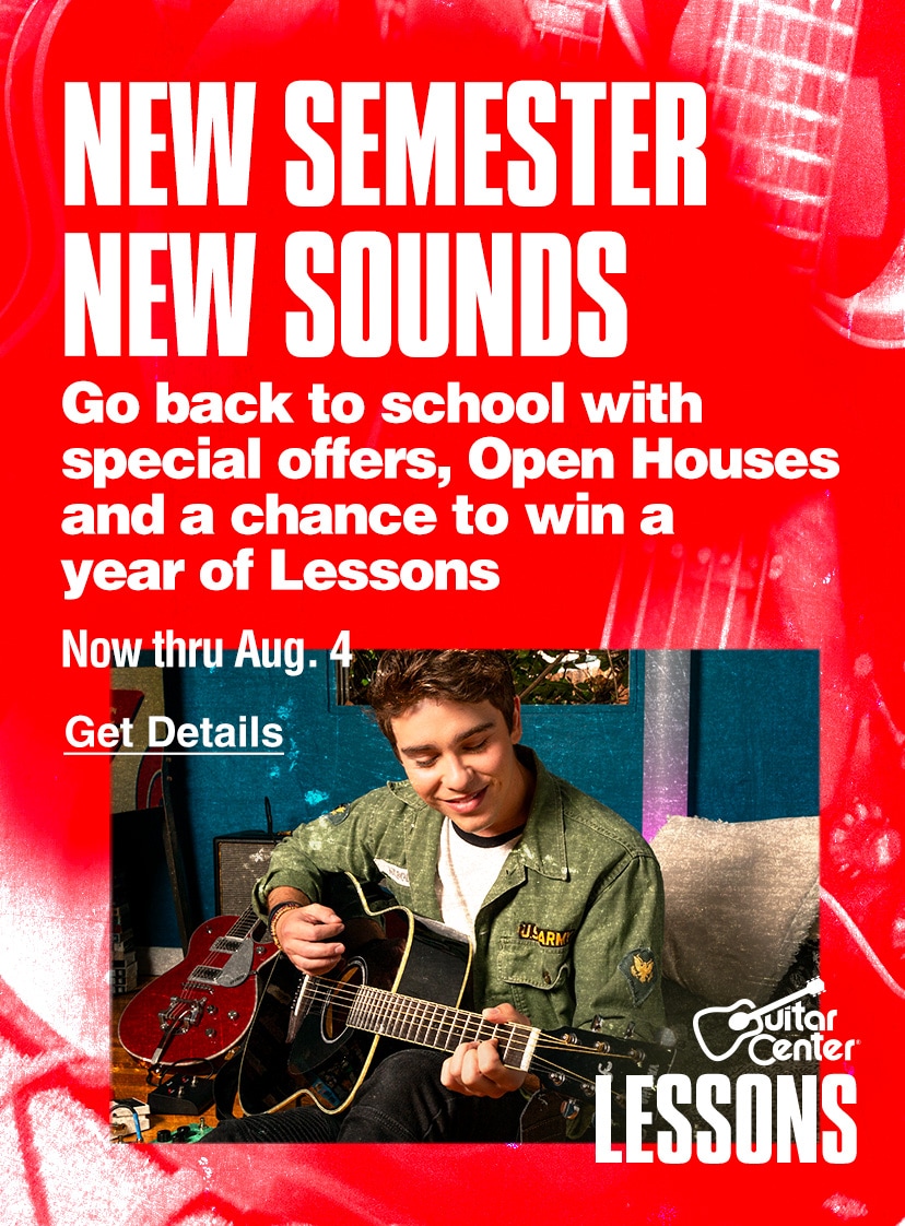 New semester, new sounds. Go back to school with special offers, Open Houses and a chance to win a year of Lessons. Now thru Aug. 4. Get details