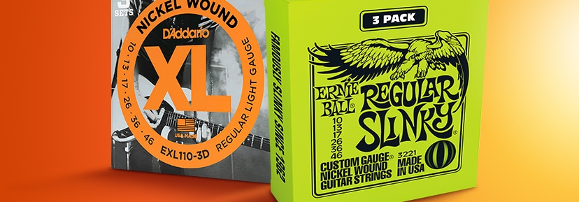 Free shipping on select Ernie Ball and D'Addario string packs. Limited time only. Shop now