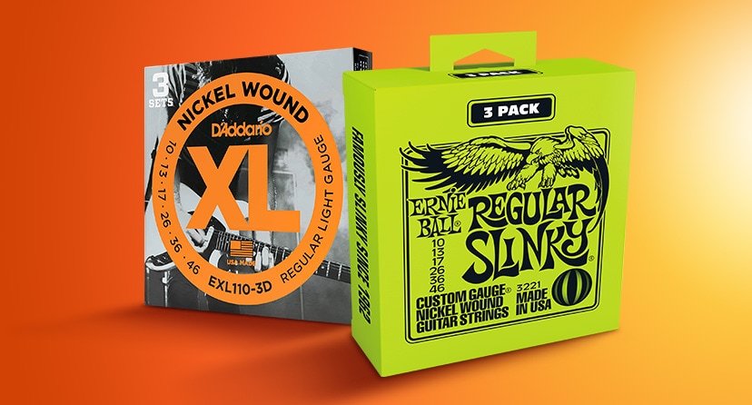 Free shipping on select Ernie Ball and D'Addario string packs. Limited time only. Shop now