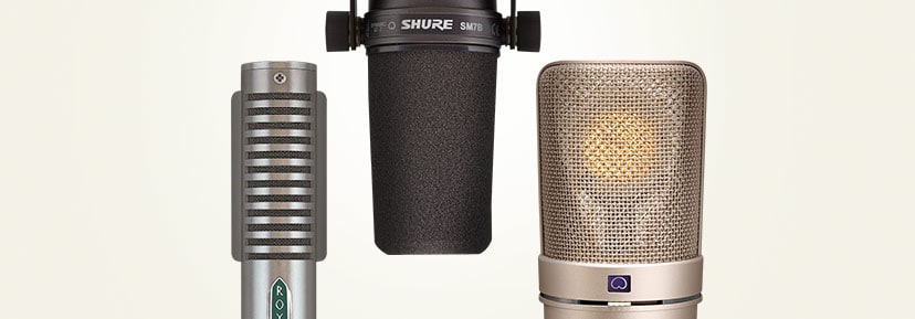 Get miked up. From performance to podcasting, find a microphone to fit every application. Shop now