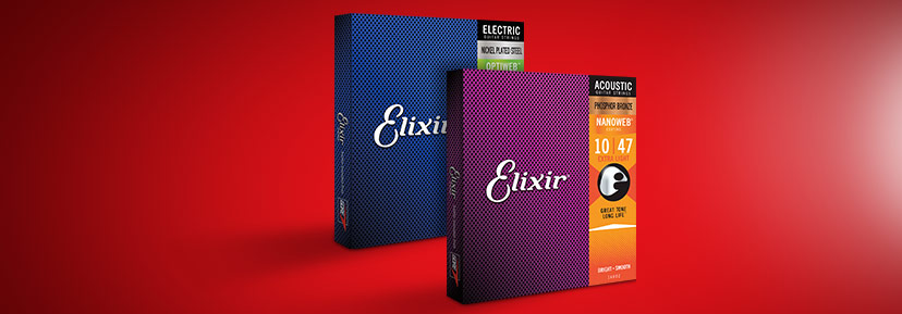 Elixir OPTIWEB and NANOWEB strings. Built for reliable performance with incredible, long-lasting tone. Shop now