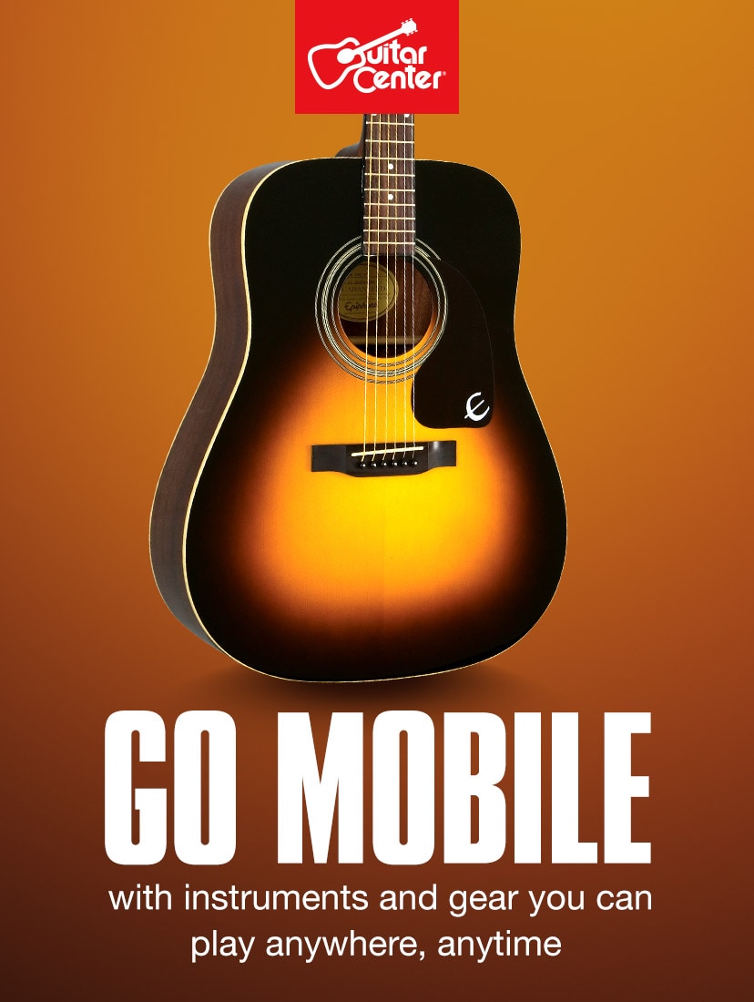 Go mobile with instruments and gear you can play anywhere, anytime. Shop now