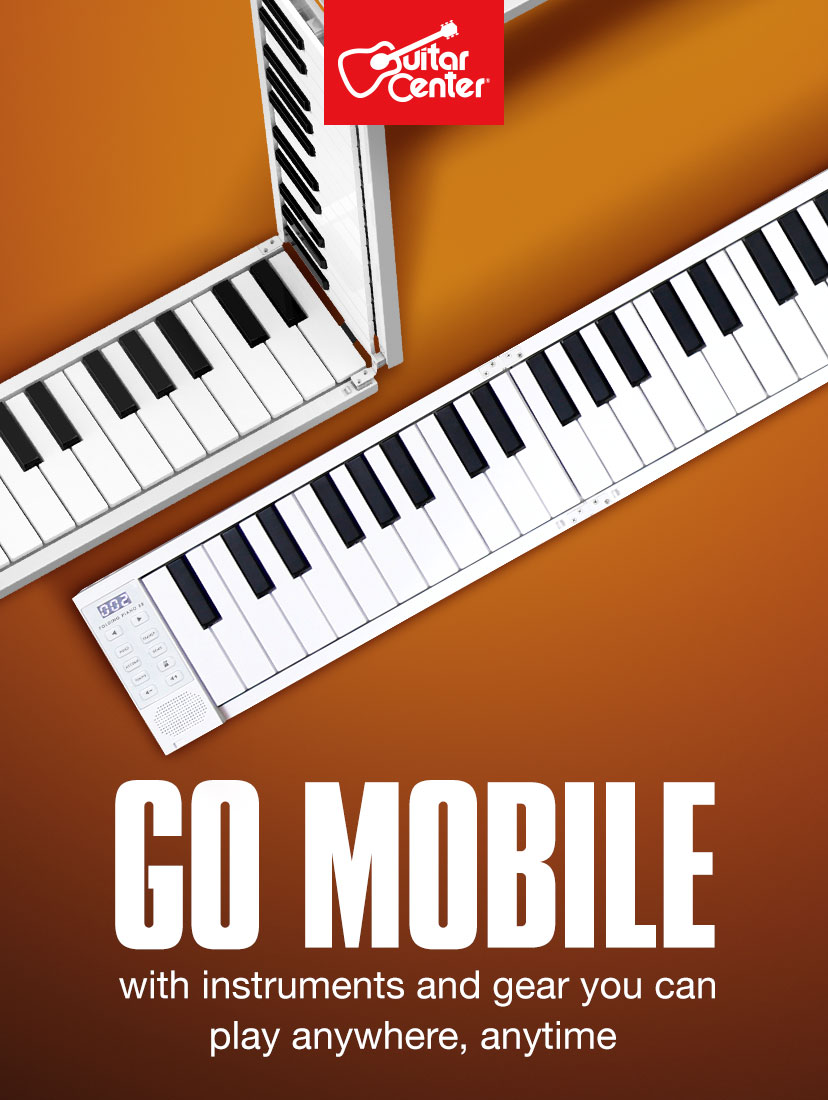 Go mobile with instruments and gear you can play anywhere, anytime. Shop now