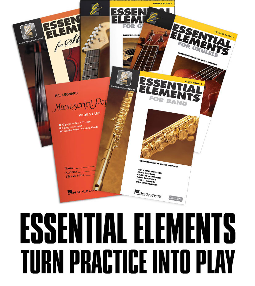 Hal Leonard Essential Elements. Go back to school with tools that turn practice into play. Shop Now