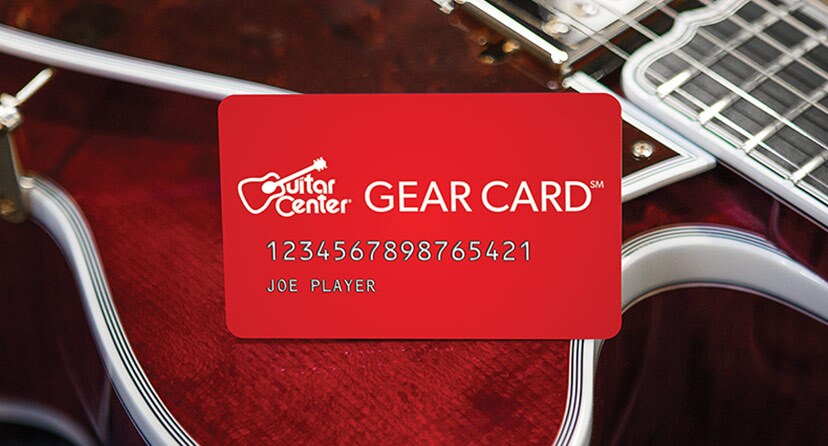 Earn double rewards with all purchases with your Guitar Center Gear Card. Only thru June 22. Get details