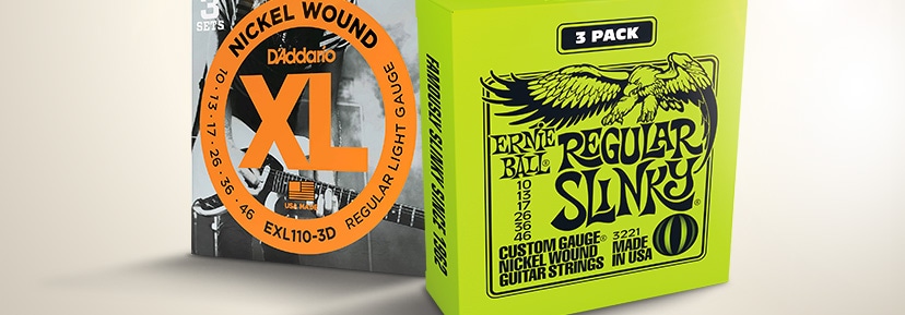 Free shipping on select Ernie Ball and D’Addario string packs. Limited time only. Shop now