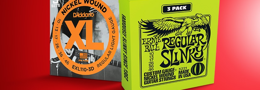 Free shipping on select Ernie Ball and D'Addario string packs. Limited time only. Shop now