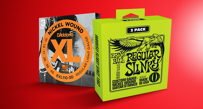 Free shipping on select Ernie Ball and D'Addario string packs. Limited time only. Shop now