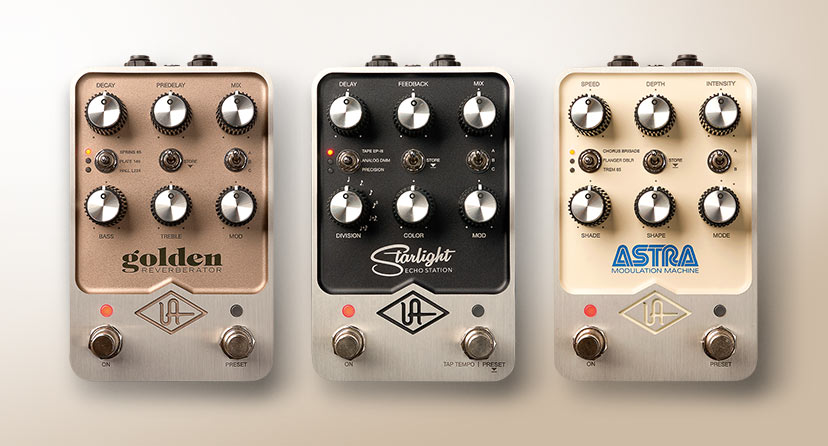 New Universal Audio Delay, Modulation & Reverb Pedals. Legendary tone modeled after the most sought-after effects for the studio & stage. Shop Now