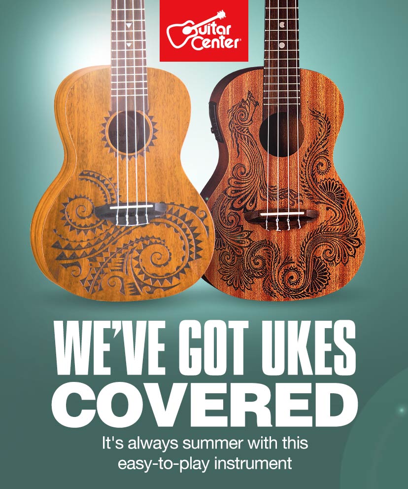 We've Got Ukes Covered. It's always summer with this easy-to-play instrument. Shop Now