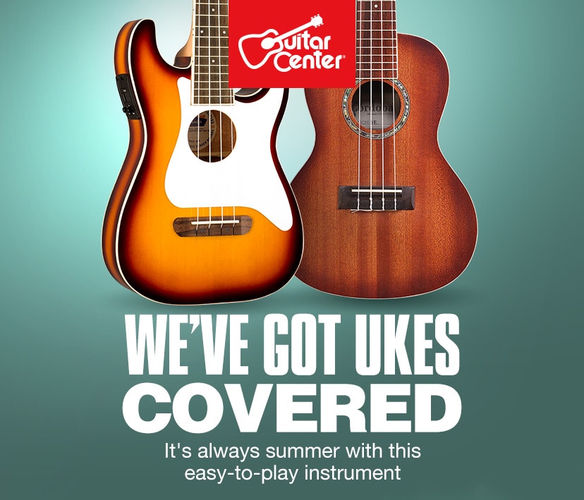We've got ukes covered. It's always summer with this easy-to-play instrument. Shop now