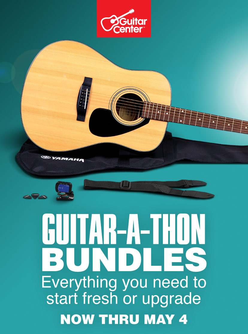 Guitar-A-Thon bundles. Everything you need to start fresh or upgrade. Now thru May 4. Shop now