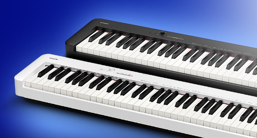 New Casio CDP-S110. The world's slimmest digital piano, packing 88 weighted keys, 10 voices and stereo speakers. Shop now