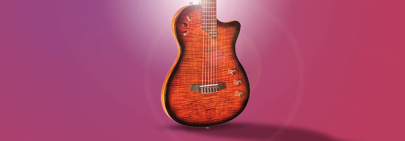New Cordoba Stage nylon-string electric. Sound great in any setting with a revolutionary Fishman/Cordoba dual pickup system. Shop now