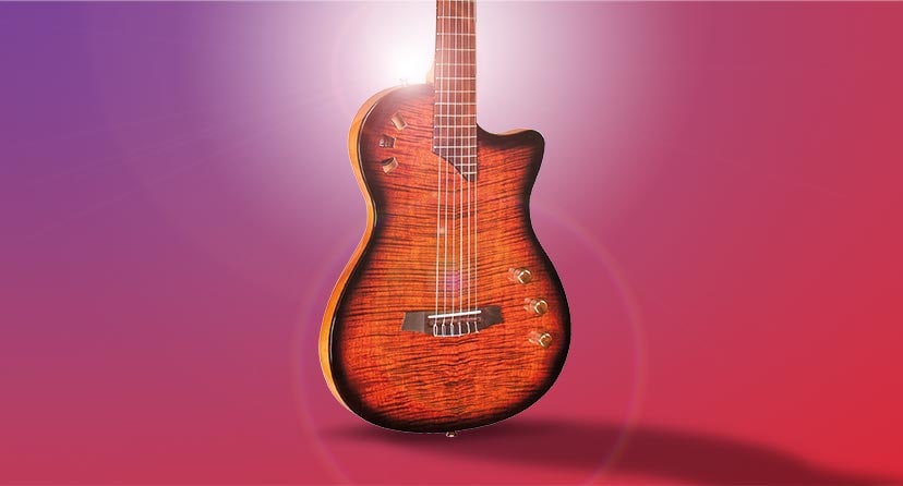 New Cordoba Stage nylon-string electric. Sound great in any setting with a revolutionary Fishman/Cordoba dual pickup system. Shop now