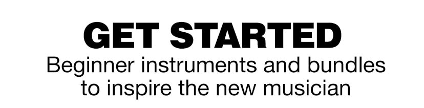 Get started. Beginner instruments and bundles to inspire the new musician. Shop now
