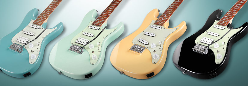 New Ibanez AZ Essentials. Expand your horizons with comfortable designs for developing players. Shop now