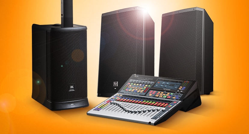 Do it live. Take control of your sound with your own live rig. Shop now