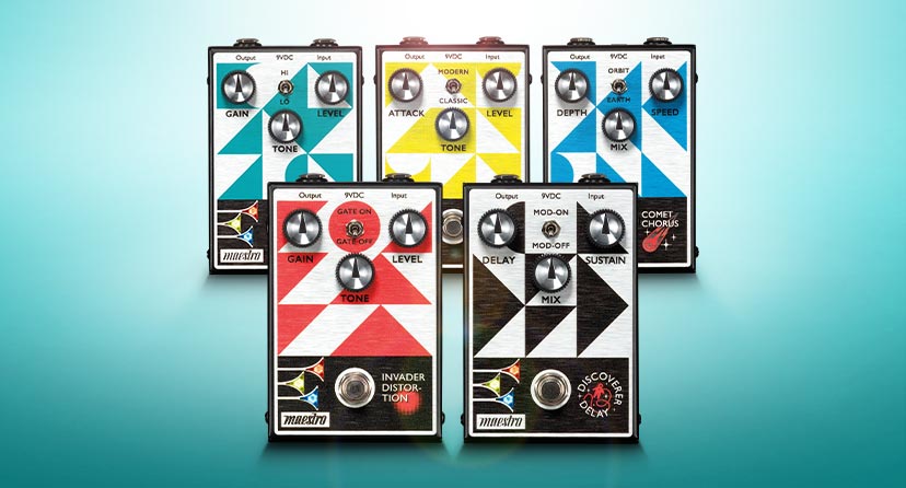New Maestro effects pedals. Classic looks with vintage and versatile sounds. Shop now