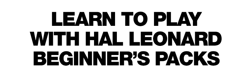 Learn to play with Hal Leonard. Explore your new holiday gift with Beginner's Packs for guitar, keys and more. Shop now