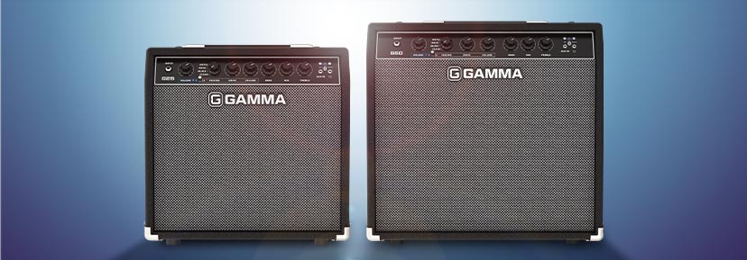 New Gamma guitar amps. Superior sound and dynamics with True Blue High Headroom speakers. Shop now